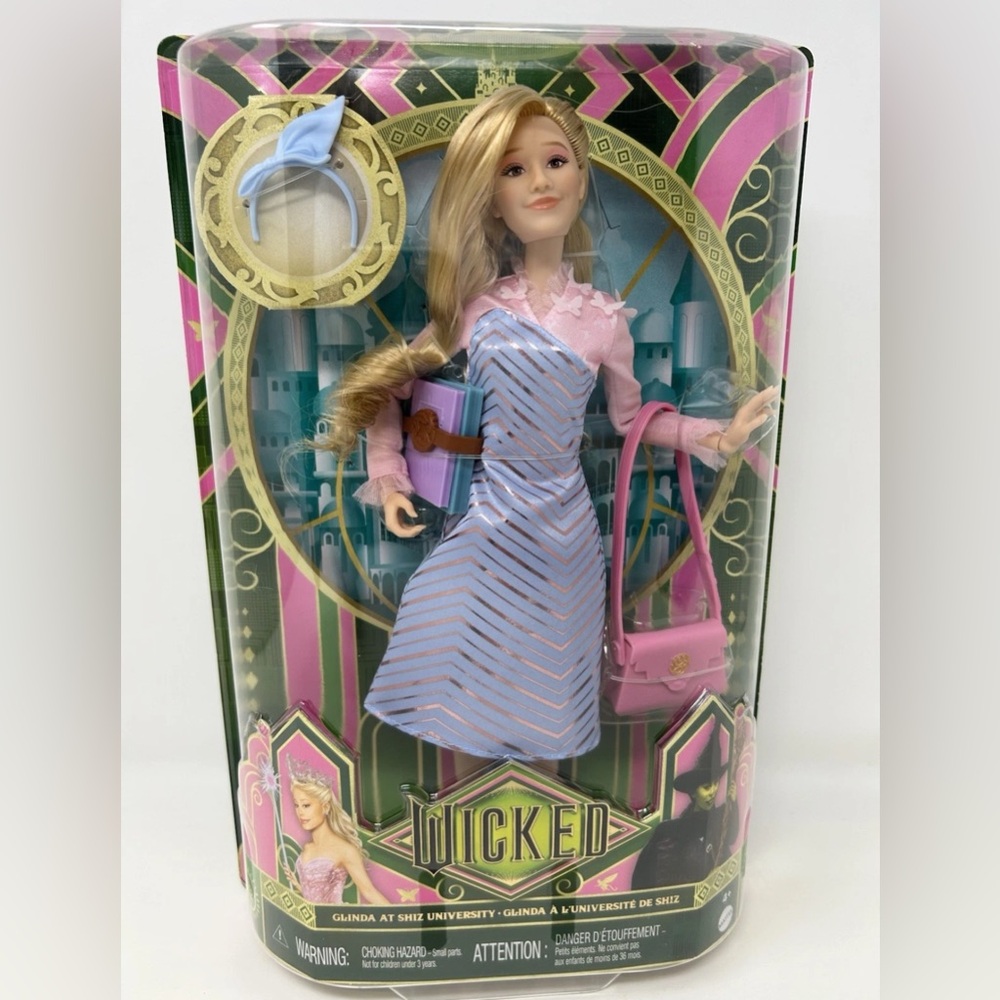Wicked Doll Glinda At Shiz University by Mattel *NEW!* Last One 1A